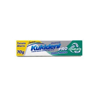 Kukident Pro Complete crema adhesiva sabor neutro 70gr