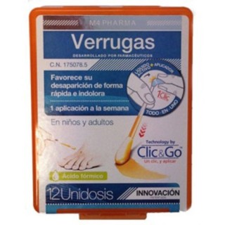 M4 verrugas (12 unidosis) - Verrugas, Molluscum, Hongos, Herpes 