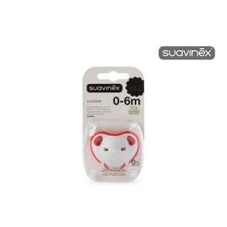 Suavinex® chupete Confort tetina látex 0-6 meses 1ud