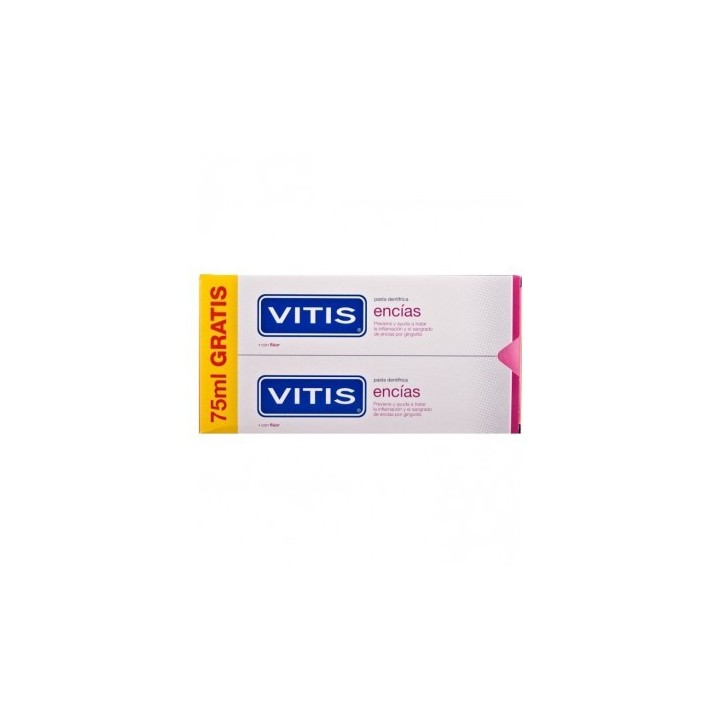 Vitis Encias Pasta Dentifrica Duplo 2x150 ml