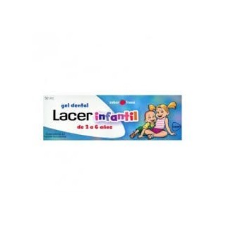 Lacer Junior Gel Dental Infantil Fresa 2-6 años, 50ml