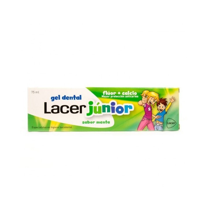 Lacer Junior Gel Dental Sabor Menta 75ml