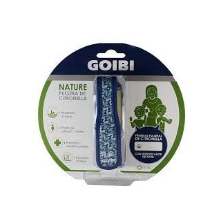 Goibi Nature Pulseras de Citronella Azul