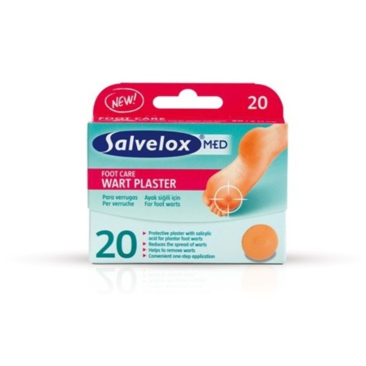 Salvelox Foot Care  para Verrugas 20 Apositos