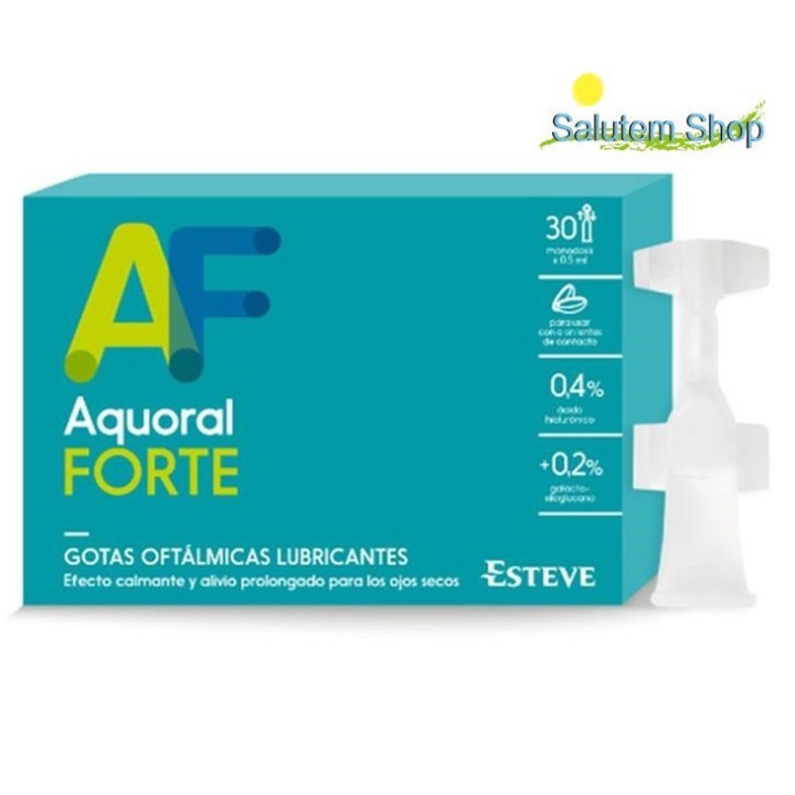 Aquoral Forte 30 Monodosis Esteve Gotas oftalmicas lubricantes