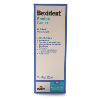 Colutorio Encías Triclosan 250ml. Bexident.