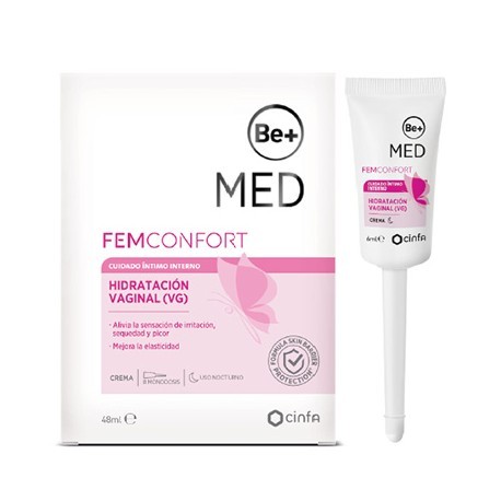 Be+ MED Femconfort Hidratación Vaginal Interna 6x8mL Cinfa