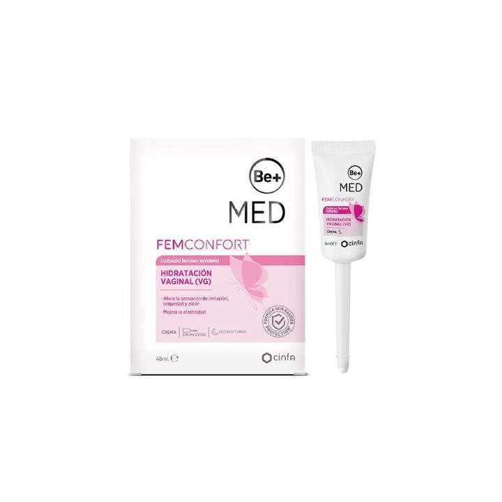 Be+ MED Femconfort Hidratación Vaginal Interna 6x8mL Cinfa