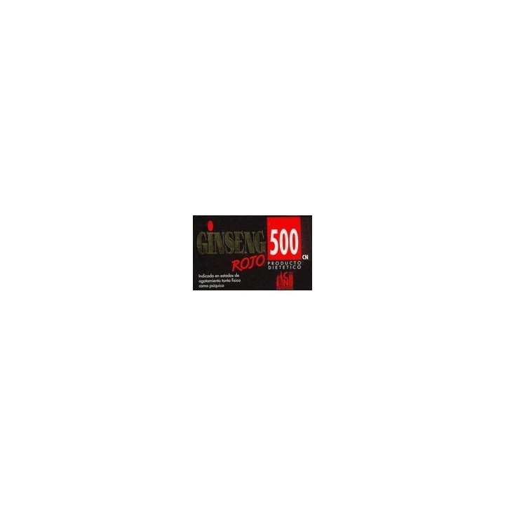 Ginseng Rojo 500mg. 