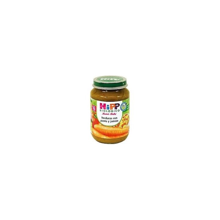 Hipp Biológico Menú bebe Verduras y arroz con pollo 190 gr. 