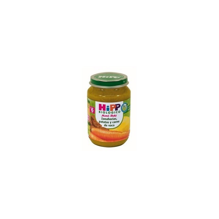 Hipp Biológico Menú bebe Verduras y arroz con pollo 190 gr. 