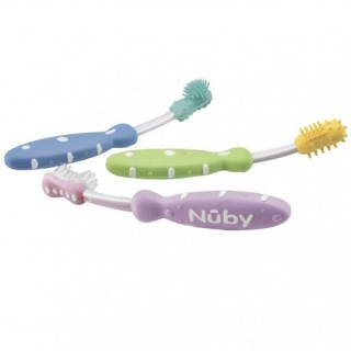 Set de Cepillos de Dientes Nûby 3m+ 