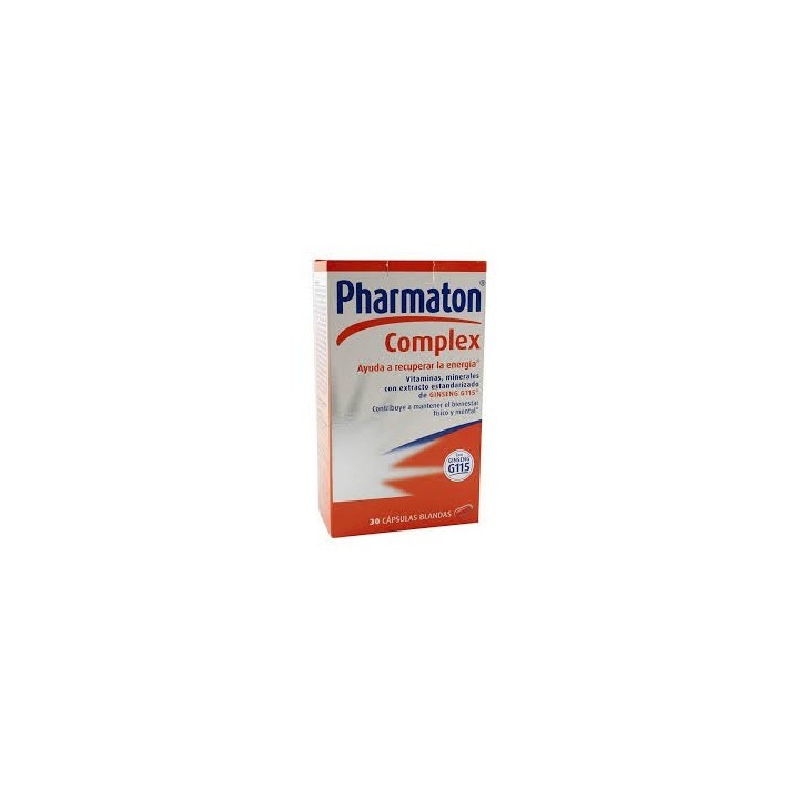 Pharmaton Complex 30 cápsulas blandas.