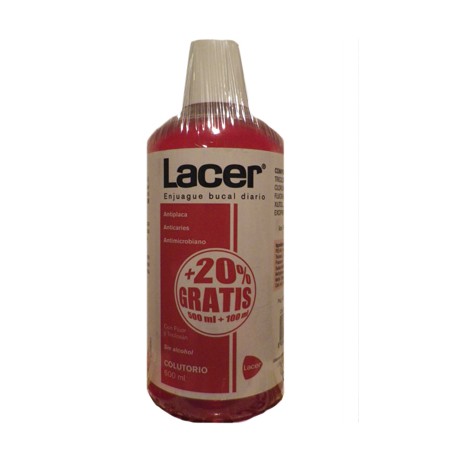 LACER ENJUAGUE BUCAL DIARIO 600 ML