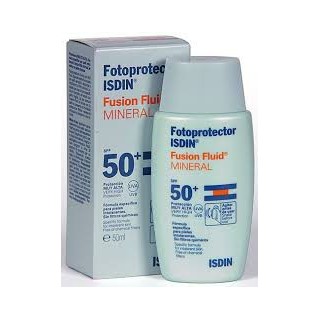 Fotoprotector Fusion Fluid Mineral SPF 50+. Isdin.