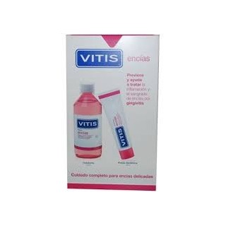 Pack Vitis Gums Toothpaste + Mouthwash Pasta.