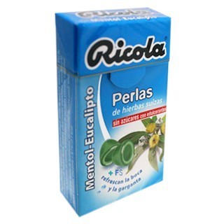 RICOLA Perlas Mentol Eucalipto (25g)